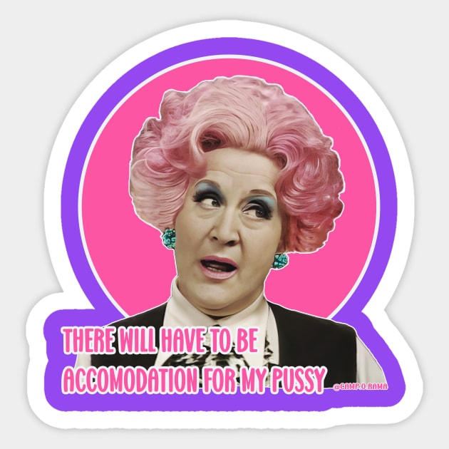 Mrs Slocombe Sticker by Camp.o.rama